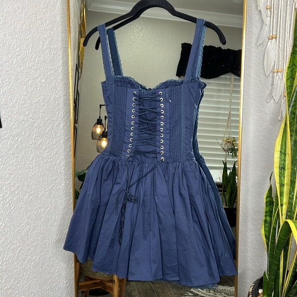 HOUSE OF CB 'Pietra' French Navy Corset Mini Dress NWOT - Picture 12 of 14